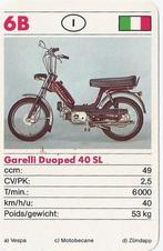 Kw562 bromfiets verzamelplaatje 6B garelli duoped 40 s l, Ophalen of Verzenden, Zo goed als nieuw, Motoren