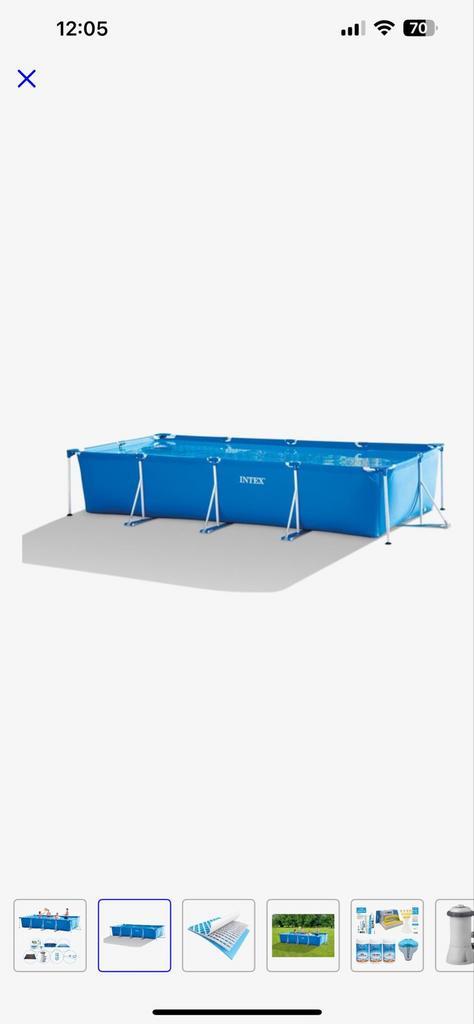 Intex Frame Pool Zwembad 450x220x84 cm en compleet pakket, Tuin en Terras, Zwembaden, Nieuw, Opzetzwembad, 80 tot 120 cm, 400 cm of meer