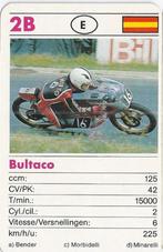 Kw1833-- 2b motorkaartje bultaco, Ophalen of Verzenden, Zo goed als nieuw, Motoren