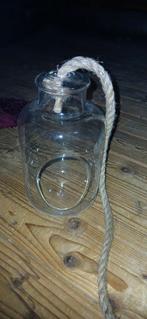 Decoratie vaas aan touw, Huis en Inrichting, Woonaccessoires | Stolpen, Ophalen, Zo goed als nieuw