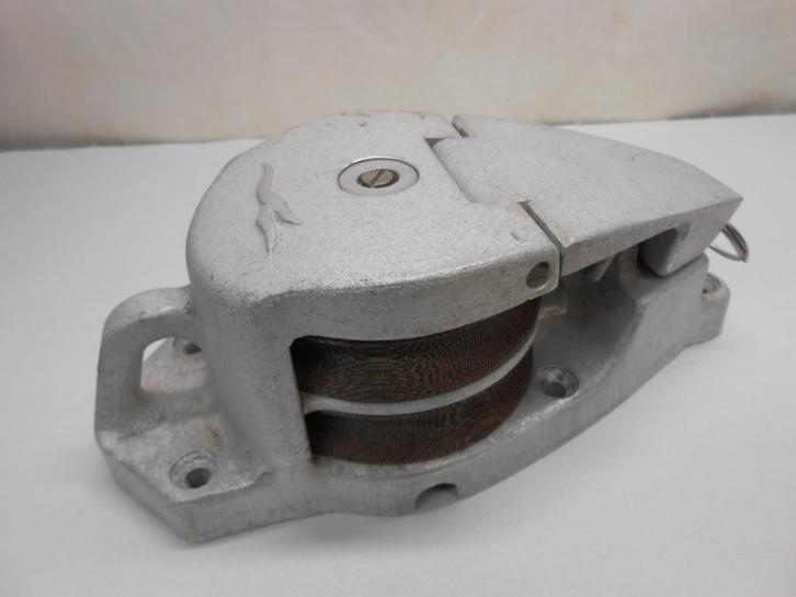 Klapdekblokken, Dubbelschijfs, o.a. voor genua, 16 mm lijn, Watersport en Boten, Accessoires en Onderhoud, Gebruikt, Lijn of Blok