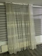 Wit gordijnen vlinderplooi, Huis en Inrichting, Ophalen, Zo goed als nieuw, Wit, 200 cm of meer