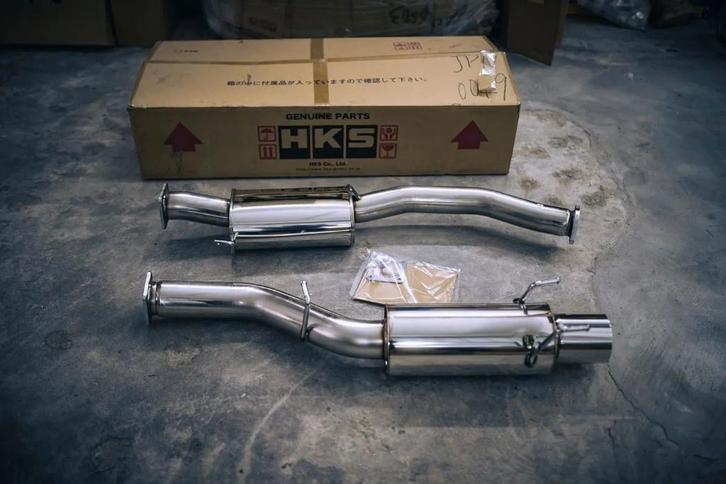 HKS Silent Hi-Power uitlaatsysteem - Skyline R32 GTR GT-R, Auto diversen, Tuning en Styling, Ophalen of Verzenden