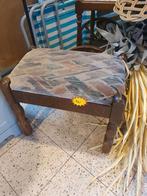 Vintage Houten Krukje, Ophalen, Gebruikt, Hout