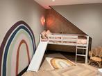 Halfhoogslaper Milan met glijbaan compleet, Kinderen en Baby's, Kinderkamer | Bedden, Ophalen, 85 tot 100 cm, Gebruikt, Hoogslaper of Stapelbed
