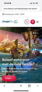 4 kaarten polpsaqua de Panne, Drie personen of meer, Ticket of Toegangskaart