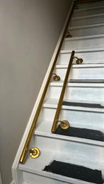 Messing trapleuningen, Doe-het-zelf en Verbouw, Ladders en Trappen, Ophalen of Verzenden, Zo goed als nieuw, Minder dan 2 meter