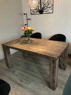 Eettafel Acacia hout, Huis en Inrichting, Tafels | Eettafels, Ophalen, 200 cm of meer, 50 tot 100 cm, Zo goed als nieuw