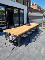 Eiken Tuintafels, Tuin en Terras, Ophalen of Verzenden, Hout