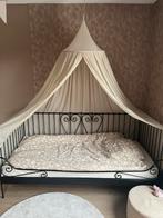Prachtig eenpersoons bed IKEA MELDAL meisjesbed zwart 200x90, Kinderen en Baby's, Kinderkamer | Bedden, Lattenbodem, Zo goed als nieuw