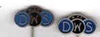 2 speldjes AFC DWS AMSTERDAM (A7)  KIJK OOK EENS NAAR MIJN M, Verzamelen, Speldjes, Pins en Buttons, Verzenden, Gebruikt, Overige onderwerpen