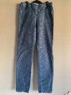 H&M Blauwe Smalgeribd Corduroy Treggings mt 140, Broek, Jongen of Meisje, H&M, Ophalen of Verzenden
