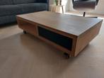 Salontafel eiken Xooon, Huis en Inrichting, Tafels | Salontafels, Ophalen, Gebruikt, 100 tot 150 cm, Eikenhout