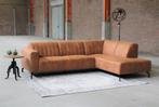 Hoekbank Mona, 4 kleuren Microvezel 265 x 200 cm., 250 tot 300 cm, Hoekbank, Nieuw, 75 tot 100 cm