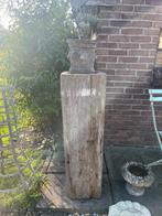 Oude houten meerpaal/sokkel, Ophalen, Gebruikt, Biels, 50 cm of meer