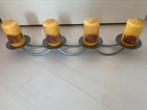 Kaarsenhouder met kaarsen, Ophalen of Verzenden, Nieuw, Overige materialen, Minder dan 25 cm