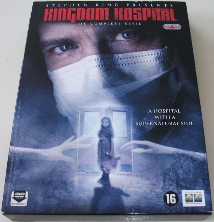 Dvd *** KINGDOM HOSPITAL *** 4-Disc Boxset Stephen King, Cd's en Dvd's, Dvd's | Horror, Zo goed als nieuw, Spoken en Geesten, Boxset