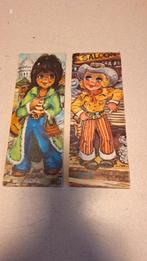 2 pitzie afbeeldingen op hardboard 70s, Verzamelen, Retro, Ophalen of Verzenden, Huis en Inrichting