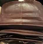 Lederen Tas, Ophalen, 40 tot 60 cm, Gebruikt, Bruin