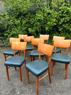 8 eetkamerstoelen (cafe stijl/thonet look/vintage), Ophalen, Gebruikt, Leer, Vijf, Zes of meer stoelen