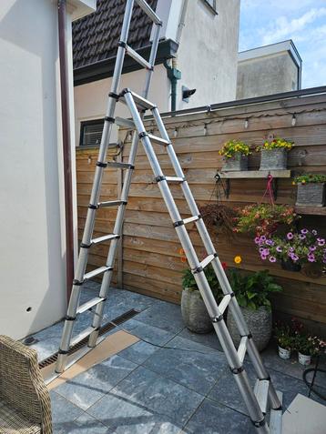 Telescoop ladder.  Lees omschrijving.  beschikbaar voor biedingen