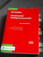 Arresten Strafrecht/Strafprocesrecht 2022, Boeken, Studieboeken en Cursussen, Ophalen of Verzenden, Gamma, Zo goed als nieuw, HBO