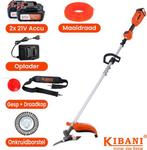 Kibani Accu Bosmaaier - Incl. 2x 21V Accu