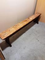 Vintage houten bank / houten kerkbank, Ophalen