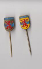 Overijssel Provincie wapen speldjes, Verzamelen, Speldjes, Pins en Buttons, Gebruikt, Niet vindbaar, Niet vindbaar, Speldje of Pin