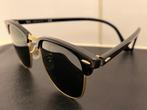 Ray Ban RB3016 Clubmaster Zwart Goud, Ophalen of Verzenden, Zo goed als nieuw, Zwart, Ray-Ban