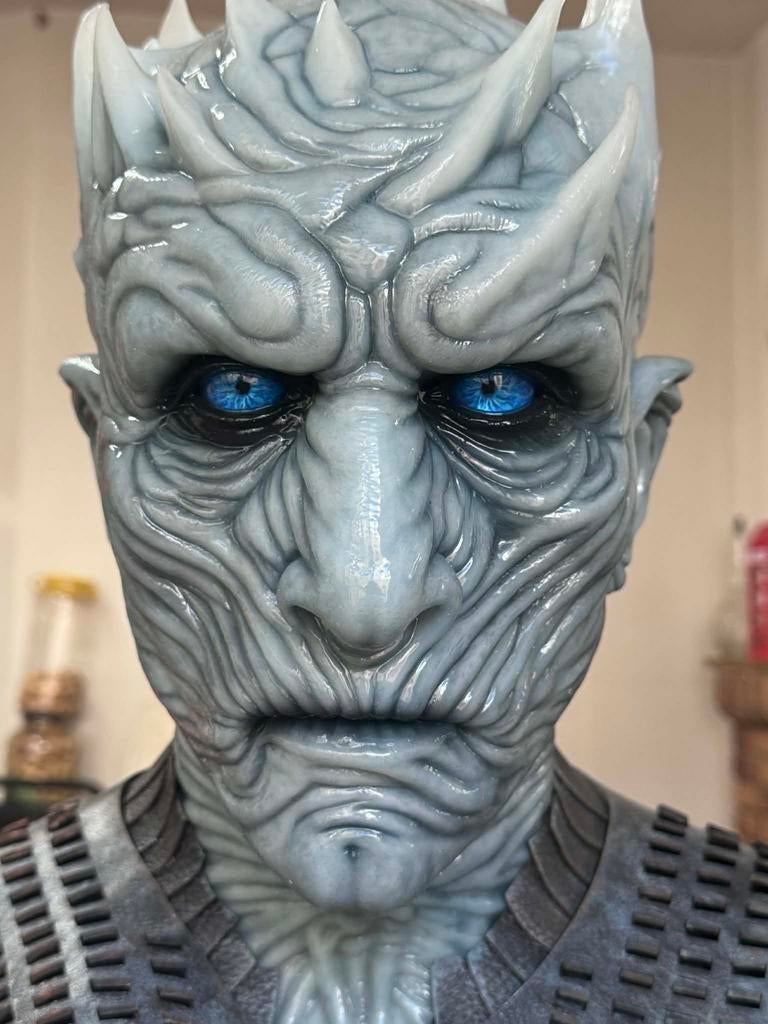 Bluebox hyper Night King Silicone life size bust GoT, Verzamelen, Beelden en Beeldjes, Ophalen, Zo goed als nieuw