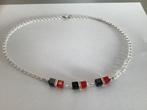 Exclusieve design collier handgemaakt met Swarovski kristal., Overige materialen, Overige kleuren, Verzenden, Nieuw