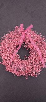 Krans roze gipskruid gipskruidkrans baby kraamkado, Ophalen of Verzenden, Nieuw