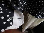 mj/van Laack/blouse/maat 44 -= 42 blauw met witte dots, Van Laack, Maat 42/44 (L), Zo goed als nieuw, Verzenden