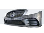 Bumper Mercedes C Klasse W205 AMG Facelift 18- Voorbumper KS, Auto-onderdelen, Carrosserie en Plaatwerk, Gebruikt, Voor, 6 maanden garantie