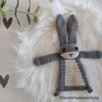 Handgemaakte knuffeldoekje konijn klein, Ophalen of Verzenden, Nieuw