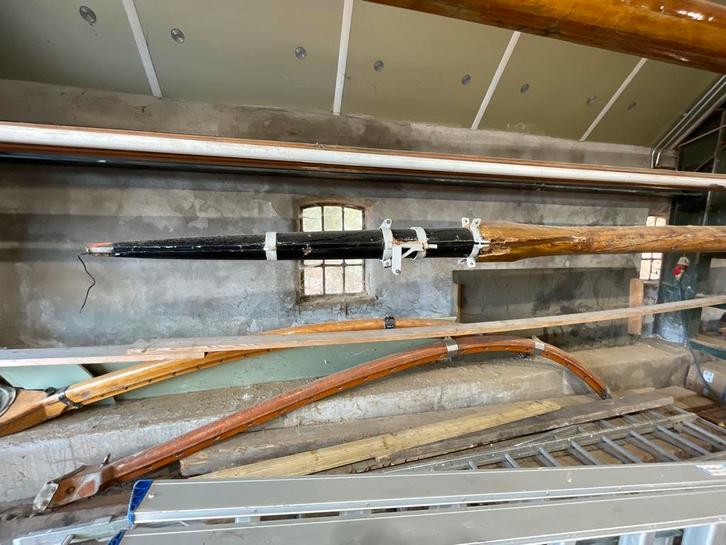 Massief Houten Mast - 14 Meter, Watersport en Boten, Accessoires en Onderhoud, Gebruikt, Overige typen, Ophalen