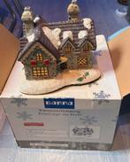 Kerst huisje met verlichting en merry christmas ophang bord, Diversen, Kerst, Ophalen of Verzenden