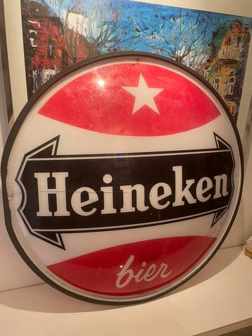 Vintage Reclamebord Heineken Bier beschikbaar voor biedingen