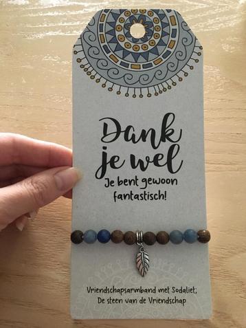 Miko vriendschaps armband Sodaliet Dankjewel beschikbaar voor biedingen