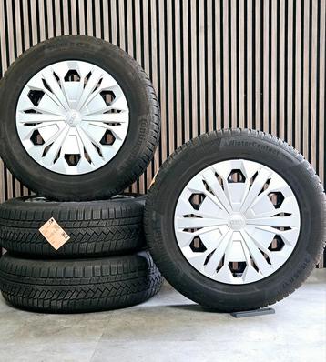 16" Orig Volkswagen Tiguan velgen+GOEDE Winterbanden 5x112  beschikbaar voor biedingen