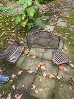 Open haard ‘bakjes’ om hout op te leggen, antiek, Huis en Inrichting, Haarden, Ophalen of Verzenden, Gebruikt, Vrijstaande haard