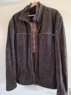 Leren jassen 4 stuks en een suede jas., Ophalen, Gedragen, Maat 56/58 (XL), Bruin