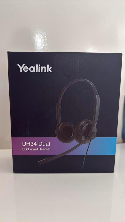 Yealink headset, Computers en Software, Headsets, Nieuw, Over-ear, Ophalen of Verzenden