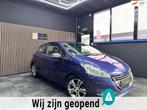 Peugeot 208 1.4 VTi Allure 1e Eig navi cruise leder Usb Lm V, Voorwielaandrijving, Gebruikt, Zwart, Blauw