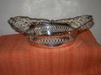 Bonbon basket silver plated   22 - 15 cm.   Jaren 50 - 60, Ophalen of Verzenden