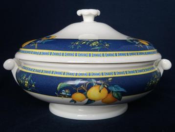 Wedgwood Citrons - ronde dekschaal met citroenen beschikbaar voor biedingen