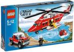 Lego city brandweerhelikopter 7206, Complete set, Ophalen of Verzenden, Lego, Zo goed als nieuw