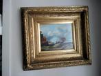 Schilderij: Zeilschip in stormachtige zee, Ophalen of Verzenden