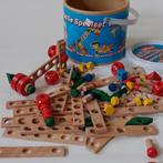 HOUTEN MECCANO SPEELGOED., Ophalen of Verzenden